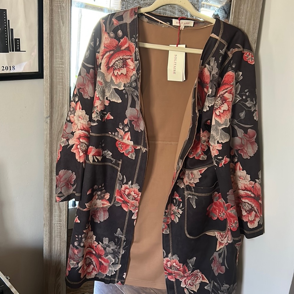 NWT Suede Cardigan